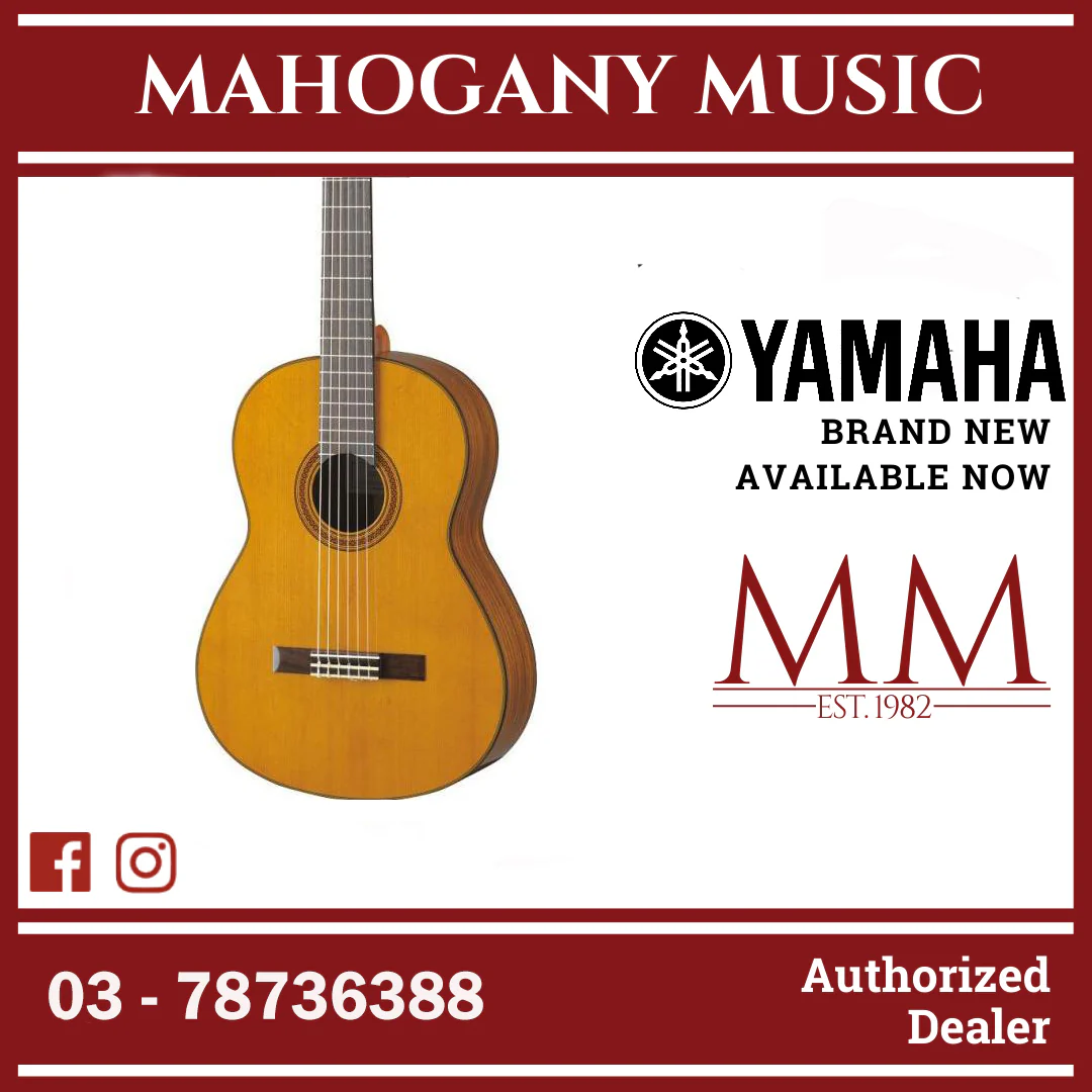Yamaha CG162C Solid Western Red Cedar Top Classical Guitar