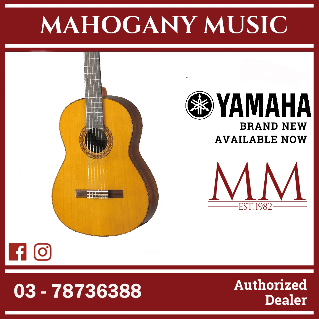 Yamaha CG182C Solid Western Red Cedar Top Classical Guitar