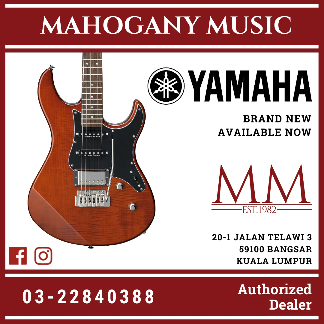 Yamaha PAC612VIIFM Pacifica Electric Guitar - Root Beer